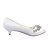cheap Wedding Shoes-Women&#039;s Wedding Shoes Kitten Heel Peep Toe Basic Pump Wedding Party &amp; Evening Crystal Stretch Satin Summer White
