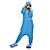 abordables Pijamas Kigurumi-Adulto Pijamas Kigurumi Mapache Oso Animal Pijamas de una pieza Lana Polar Fibra sintética Negro / Azul / Rosa Cosplay por Hombre y mujer Ropa de Noche de los Animales Dibujos animados Festival