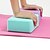 abordables Esterillas, bloques y bolsas para esterillas-Yoga Block 1 pcs High Density Moisture-Proof Lightweight Odor Resistant EVA Support and Deepen Poses Aid Balance And Flexibility For Pilates Fitness Gym Workout Purple Blue Pink