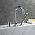 cheap Bathtub Faucets-Bathtub Faucet - Contemporary Chrome Roman Tub / Single Handle Three Holes
