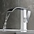 abordables Classiques-robinet de bassin cascade moderne en cuivre chromé, robinet d&#039;évier de salle de bain à un trou avec interrupteur chaud et froid