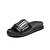 cheap Women&#039;s Sandals-Women&#039;s Shoes PU(Polyurethane) Summer Comfort Sandals / Slippers &amp; Flip-Flops Walking Shoes Chunky Heel Square Toe Split Joint White / Black