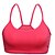 abordables Soutiens-gorge de sport-Femme Brassière de Sport Soutien-Gorges de Sport Elasthanne Yoga Course / Running Respirable Séchage rapide Perméabilité à l&#039;humidité Rembourré Soutien Moyen Noir Blanche Violet Rouge Fushia Rose