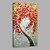 billige Abstrakte malerier-Hang malte oljemaleri Håndmalte - Blomstret / Botanisk Moderne Inkluder indre ramme / Stretched Canvas