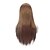 Χαμηλού Κόστους Συνθετικές Trendy Περούκες-Συνθετικές Περούκες Ίσιο Ίσια Με αφέλειες Περούκα Ξανθό Μπεζ Ξανθό Μεσαία Auburn Μαύρο Σκούρο Καφέ / Medium Auburn Συνθετικά μαλλιά Γυναικεία Φυσική γραμμή των μαλλιών Κόκκινο Μαύρο Ξανθό