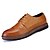 halpa Miesten Oxford-kengät-Comfort-kengät Kevät / Syksy ulko- Oxford-kengät Kumi Musta / Keltainen / Ruskea