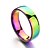cheap Rings-Band Ring For Men&#039;s Daily Formal Titanium Steel Steel Stainless Rainbow Mood