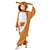 abordables Pyjamas Kigurumi-Enfant Pyjama Kigurumi Kangourou Combinaison de Pyjamas Polaire Orange Cosplay Pour Garçons et filles Pyjamas Animale Dessin animé Fête / Célébration Les costumes / Collant / Combinaison