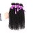 Недорогие Накладки из неокрашенных волос-3 Связки Бразильские волосы Kinky Curly Натуральные волосы Человека ткет Волосы 8-28 дюймовый Ткет человеческих волос 8а Расширения человеческих волос / 8A / Кудрявый вьющиеся