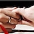 お買い得  指輪-2個 カップルリング バンドリング For カップル用 キュービックジルコニア パーティー 結婚式 贈り物 純銀製 ジルコン 撚糸 幸福 友情 シルバー