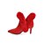 cheap Women&#039;s Boots-Women&#039;s Boots Stiletto Heel Fashion Boots Dress Office &amp; Career Leatherette Booties / Ankle Boots Winter White / Black / Red