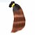 Недорогие Накладки из волос, окрашенных в стиле Омбре-6 Связок Плетение волос Перуанские волосы Шелковисто-прямые Расширения человеческих волос Не подвергавшиеся окрашиванию Человека ткет Волосы 8-30 дюймовый Темно-рыжий Природа Черный Омбре / 10A
