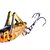 זול פיתיונות וזבובי דיג-5 pcs פתיונות דיג פיתיון רך שוקע Bass פורל פייק דיג בים דיג כללי חכות וסירת דיג פלסטי