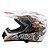 cheap Motorcycle Helmet Headsets-AHP 225 Motorcycle Motocross Helmet Adults Off-Road Helmet Full Face Racing Style Damping / Durable Fluorescent White