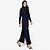 preiswerte Kostüme aus aller Welt-arabisch Damen A-Linie Ethnisch Modisch Urlaubskleid Arabisches Kleid Abaya Muslimisches Kleid Maxikleider Für Polyester Solide