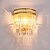 ieftine Lumini Flush Perete-QIHengZhaoMing Crystal Wall Lamps &amp; Sconces Living Room / Study Room / Office Metal Wall Light IP20 110-120V / 220-240V 3 W / E12 / E14