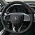 abordables Protège-volant-Protège Volant Cuir véritable 38cm Blanc / Rouge Pour Honda Civic 2016