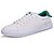 abordables Baskets Homme-Homme Chaussures de confort Polyuréthane Printemps / Automne Basket Blanc / Bleu / Blanc et vert / Blanche