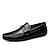 זול נעלי בד ומוקסינים לגברים-בגדי ריקוד גברים נעליים ללא שרוכים מוקסין נעלי נהיגה נהיגה לואפרס חתונה קזו&#039;אל עור נאפה שחור חום סתיו חורף