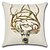 tanie zwierzęcy styl-4 szt. Poszewka na poduszkę, zwierzęcy plac europejski tradycyjna klasyczna bawełna/sztuczna pościel domowa sofa dekoracyjna;