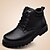 abordables Botas de hombre-Hombre Zapatos Confort Cuero Otoño / Invierno Botas Botines / Hasta el Tobillo Negro / Marrón / Botas de Combate / EU41