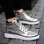 cheap Men&#039;s Sneakers-Men&#039;s Sneakers Comfort Shoes Casual PU Black Gold Silver Spring Fall / EU40