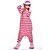 Χαμηλού Κόστους Πιτζάμες Kigurumi-Ενηλίκων Πιτζάμα Kigurumi Γάτα Chesire Cat Άνιμαλ Πιτζάμα Onesie Πολική Προβιά Συνθετική Ίνα Ροζ Cosplay Για Άνδρες και Γυναίκες ζώο Πυτζάμες Κινούμενα σχέδια Γιορτές / Διακοπές Κοστούμια