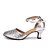 billige Ballroom-sko og moderne dansesko-Women&#039;s Modern Shoes Heel Customized Heel Paillette Leatherette Paillette Silver