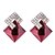 cheap Earrings-Women&#039;s Burgundy Sapphire Crystal Stud Earrings Solitaire Mood Ladies Basic Crystal Zircon Earrings Jewelry Red / Royal Blue For Wedding Birthday Gift Masquerade Engagement Party Prom