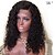 cheap Human Hair Wigs-Human Hair Glueless Lace Front Lace Front Wig Side Part style Brazilian Hair Curly Water Wave Wig 150% Density with Baby Hair Natural Hairline African American Wig Pre-Plucked Bleached Knots Women&#039;s