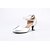 preiswerte Schuhe für Standardtanz und Modern Dance-Damen Schuhe für modern Dance Absätze Sneaker Kubanischer Absatz Lackleder Glitter Gerafft Rüschen Burgund / Schwarz / Silber / EU42