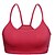 abordables Soutiens-gorge de sport-Femme Brassière de Sport Soutien-Gorges de Sport Elasthanne Yoga Course / Running Respirable Séchage rapide Perméabilité à l&#039;humidité Rembourré Soutien Moyen Noir Blanche Violet Rouge Fushia Rose