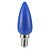 preiswerte Leuchtbirnen-1 W LED Kerzen-Glühbirnen 70 lm E14 C35 8 LED-Perlen Dip - Leuchtdiode Dekorativ Blau 220-240 V / RoHs