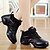 olcso Tánccipők-Tánccipők Bőrutánzat Mágikus pálcika Sportcipő Illesztés Lapos Személyre szabható Dance Shoes Fekete
