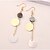 זול עגילים אופנתיים-בגדי ריקוד נשים עגילי טיפה ארוך פשוט ארופאי אופנתי עגילים תכשיטים זהב עבור קזו&#039;אל