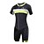 abordables Ropa Triatlón Mujer-Malciklo Hombre Manga Corta Traje Tri - Verde / negro Geométrico / Británico Bicicleta Transpirable, Secado rápido Coolmax®, Licra Geométrico / Alta elasticidad / Avanzado / SBS cremalleras