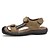 cheap Men&#039;s Sandals-Men&#039;s Synthetic Microfiber PU Spring / Fall Comfort Sandals Dark Brown / Brown / Chocolate / Casual / Lace-up