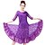 olcso Latin tánc ruházat-Latin tánc Felszerelések Női Edzés Poliészter Csipke / Minta / Kombinált Féhosszú Magas Szoknyák