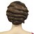 cheap Costume Wigs-Roaring 20S Wig Cosplay  Wig Synthetic Wig Wavy Finger Wave Body Wave Wavy Wig Short Jet Black #1 Synthetic Hair Women‘s Vintage Wig Black Brown Strongbeauty Halloween Wig
