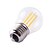 billige LED-filamentlamper-1pc 4 W LED-glødepærer 360 lm E26 / E27 G45 4 LED perler COB Mulighet for demping LED Lys Dekorativ Varm hvit 220-240 V / RoHs