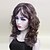 cheap Synthetic Trendy Wigs-Synthetic Wig Curly Wavy Curly Wig Medium Length Brown Synthetic Hair Women&#039;s Brown