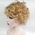 ieftine perucă mai veche-perucă rugoasă anii 20 perucă sintetică perucă ondulată blond scurt păr sintetic blond femei