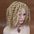 halpa Synteettiset peruukit pitsillä-Synteettiset peruukit Laineita Kinky Curly Kinky Curly Laineita Sivuosa Peruukki Vaaleahiuksisuus Lyhyt Vaaleahiuksisuus Synteettiset hiukset 16 inch Naisten Vaaleahiuksisuus