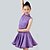 cheap Kids&#039; Dancewear-Latin Dance Dresses Girls&#039; Performance Spandex / Lace Lace / Ruching Sleeveless Dress
