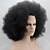 halpa Synteettiset peruukit pitsillä-Synteettiset pitsireunan peruukit Kihara Pervo kihara Afro Pitsi edessä Peruukki Synteettiset hiukset Naisten Lämmönkestävä Luonnollinen hiusviiva Musta