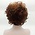 olcso Szintetikus, trendi parókák-Szintetikus parókák Göndör Göndör Pixie frizura Bretonnal Paróka Rövid Beige Szintetikus haj Női Hőálló Barna