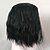 abordables Perruques de qualité supérieure-Perruque Synthétique Ondulé Ondulé Bob Coupe Carré Perruque Moyen Noir Cheveux Synthétiques Femme Au Milieu Perruque afro-américaine Noir