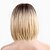 Χαμηλού Κόστους Περούκες από Ανθρώπινη Τρίχα Χωρίς Κάλυμμα-Μίγμα ανθρώπινων μαλλιών Περούκα Μεσαίο Ίσιο Σύντομα Hairstyles 2020 Ίσια Μαλλιά με ανταύγειες Σκούρες ρίζες Μηχανοποίητο Γυναικεία Μαύρο Μεσαία Auburn Κίτρινο 14 Ίντσες