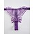 baratos Lingerie Sexy-Mulheres Estilo Moderno Chique &amp; Moderno Jacquard Tanga &amp; Fio Dental Cintura Média Erótico Roxo M