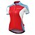 cheap Men&#039;s Clothing Sets-Malciklo Women&#039;s Cycling Jersey with Bib Shorts Short Sleeve Mountain Bike MTB Road Bike Cycling Red White Black Red Leaf Geometic Fashion Bike Jersey Bib Tights Padded Shorts / Chamois Bamboo-carbon